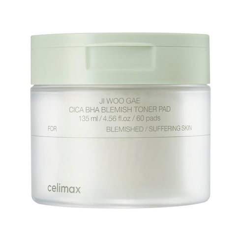 Celimax Ji Woo Gae Cica BHA Blemish Toner Pad - 60 pads (170ml)